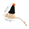 Unique Bargains Mouse Shape Cat Teaser Toys 1 Pc