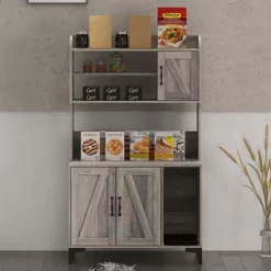 51.1" Large Wooden Cat Litter Box Enclosure | Storage Shelves | Hidden Design | Modern Indoor Cat Cabinet For Organized Storage & Odor Control -BlueBuffalo Sales Store GUEST e5425a20 4917 4e30 9d7e 5b9d7e23af0b