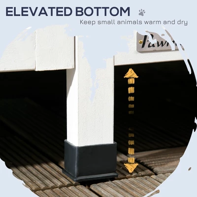 Outdoor Cat House With Weather-resistant Roof & Garden Bed, Outdoor Cat Shelter Enclosure With Multiple Entrances, Modern Cat Furniture Hideout 2 Outdoor Cat House With Weather-resistant Roof & Garden Bed, Outdoor Cat Shelter Enclosure With Multiple Entrances, Modern Cat Furniture Hideout - Image 2