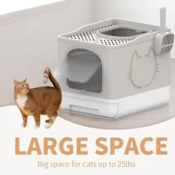 All For Paws Allforpaws Cat Litter Box Foldable, Sand -BlueBuffalo Sales Store GUEST e6416805 3bd6 4990 b34e 1ea7074e4561