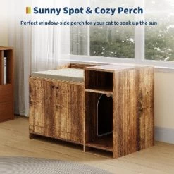 Cat Litter Box Enclosure With Barn Door Hidden Litter Box Cover Dog Proof Furniture -BlueBuffalo Sales Store GUEST e6712c71 df3b 4fb3 9299 0c7f69c35842