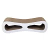 DOMETOUR Cat Scratcher Cat Toy Corrugated Cardboard Figure 8 Shape