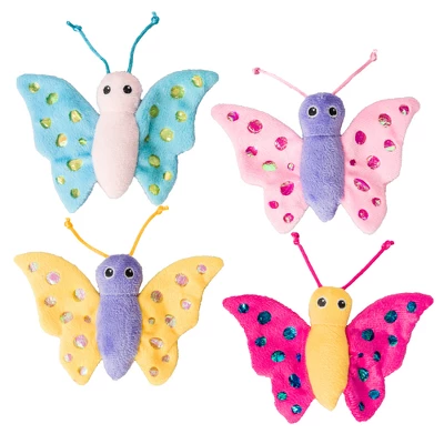 Spot Shimmer Glimmer Butterfly Catnip Toy - Assorted Colors (1 Unit) 1 Spot Shimmer Glimmer Butterfly Catnip Toy - Assorted Colors (1 Unit)