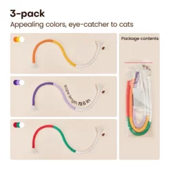 Itopfox Cat Chew Toys With Refillable Natural Catnip, Safe Teeth Cleaning Interactive Kitten Toys For Indoor Play, All Breeds -BlueBuffalo Sales Store GUEST e77db225 e9d9 4088 8509 7873af31b14b