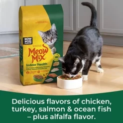 Meow Mix Indoor Health With Flavors Of Chicken, Turkey ,Ocean Fish & Salmon Adult Complete & Balanced Dry Cat Food - 6.3lbs -BlueBuffalo Sales Store GUEST e8150909 e009 4116 a162 aada0b5eb63a
