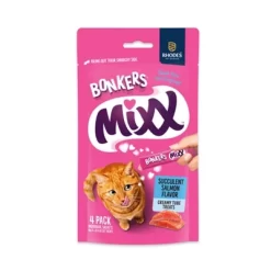 Bonkers Mixx Puree Salmon Flavor Cat Treats - 0.121lb/4ct -BlueBuffalo Sales Store GUEST e84cef95 baed 4b6c 8751 66f6f234126d