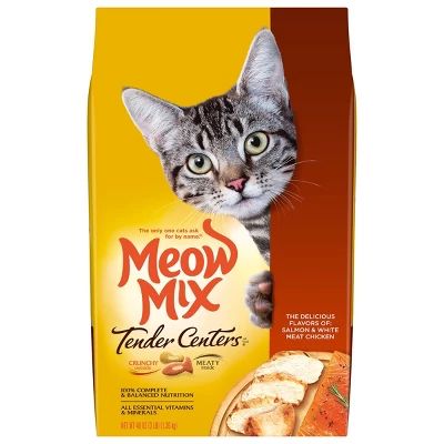 Meow Mix Tender Centers With Flavors Of Salmon & Chicken Adult Complete & Balanced Dry Cat Food 9 Meow Mix Tender Centers With Flavors Of Salmon & Chicken Adult Complete & Balanced Dry Cat Food - Image 9