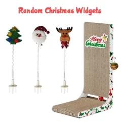 Christmas L-shaped Cat Scratching Board, 23.6-inch L-shaped Cat Scratching Pad Wall-mounted, Cat Scratching Paperboard With Ball Toys -BlueBuffalo Sales Store GUEST e8c73c4e c329 417a 9326 ed1a3cc98b3c