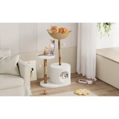 Large Basket,Multi-Level Cat Tree, Scratching Posts And Real Branch Design, Dangling Ball,and Extended Platform -BlueBuffalo Sales Store GUEST e963b292 e87b 45fc a9fa fd1737b8cee9