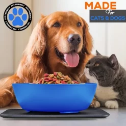 SereneLife 2-in-1 Interlocking Pet Bowl & Mat (SLTDG66) - Non-Slip, Mess-Free Feeding Solution -BlueBuffalo Sales Store GUEST ea10e70f 001d 4239 9ae0 5f444e136184