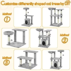 Yaheetech 56.5inch Multilevel Cat Tree Cat Tower With Scratching Posts -BlueBuffalo Sales Store GUEST eb262143 48ef 456b 8ea3 afa0363e6a0a