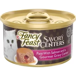 Purina Fancy Feast Savory Centers Paté With Salmon And A Gourmet Gravy Center Wet Cat Food - 3oz/24pk -BlueBuffalo Sales Store GUEST ec545d2f 8648 453e b668 8c04a55acde0
