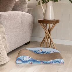 THE LICKER STORE Kokomo Coastal Cardboard Lounge Bed Cat Scratcher With Catnip -BlueBuffalo Sales Store GUEST ec975f0d bc6a 4cf7 ad2b 69ea04cf2bd8