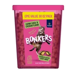 Bonkers Bites Chicken, Cheese And Catnip Flavor Cat Treats - 30oz -BlueBuffalo Sales Store GUEST ede985c7 bc04 4a20 91aa 8fcd1efb43a6