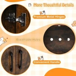 Tangkula Cat Litter Box Enclosure Hidden Cat Washroom Cabinet W/3-Tier Shelves Charging Station Winding Entry & Scratching Board Versatile Storage -BlueBuffalo Sales Store GUEST ef1c1cd2 b52d 43ee ba2d b2ca6f39dbd6