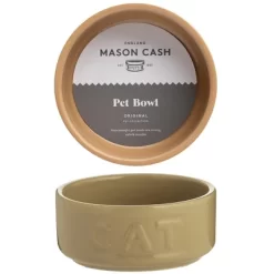 Mason Cash: Cane Cat Bowl, 5.2", 13.5oz, Tan Food & Water Feeding Dish -BlueBuffalo Sales Store GUEST f1bd20f9 88c9 4bfa a426 9e651f61d632