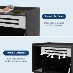 GustoWave Cat Litter Box Enclosure, Hidden Litter Box Cabinet With Flip-Down Door, Indoor Wooden Cat Washroom Storage Cabinet Bench -BlueBuffalo Sales Store GUEST f28180f4 97f4 4331 8efe 37082d724c95 1