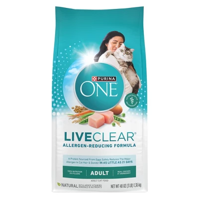 Purina ONE LiveClear Chicken Flavor Adult Dry Cat Food - 3lbs 11 Purina ONE LiveClear Chicken Flavor Adult Dry Cat Food - 3lbs - Image 11