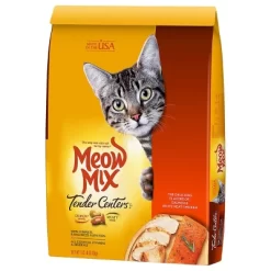 Meow Mix Tender Centers With Flavors Of Salmon & Chicken Adult Complete & Balanced Dry Cat Food