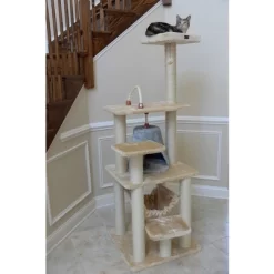Armarkat 65" Real Wood Cat Tree With Sisal Rope, Hammock, Soft-side Playhouse A6501 13 Armarkat 65" Real Wood Cat Tree With Sisal Rope, Hammock, Soft-side Playhouse A6501 -BlueBuffalo Sales Store GUEST f31e63e0 9740 4ab3 8a12 45897886dd30