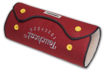 Touchcat Lamaste Travel Reversible Designer Embroidered Pet Dog Cat Bed Mat Red-Small 2 Touchcat Lamaste Travel Reversible Designer Embroidered Pet Dog Cat Bed Mat Red-Small - Image 2