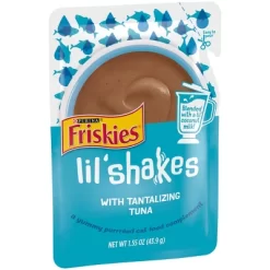 Purina Friskies Lil' Shakes With Tantalizing Tuna Flavor Puree Lickable Topper Wet Cat Food - 1.55oz -BlueBuffalo Sales Store GUEST f33f4f1f 5b3a 4ec8 918b c2f07bd76eb7