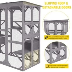 Aivituvin Large Walk-in Outdoor Cat Enclosure| Connected To Window-AIR37 -BlueBuffalo Sales Store GUEST f4750440 4dd0 4bb2 b27f 3784f44ed9c4