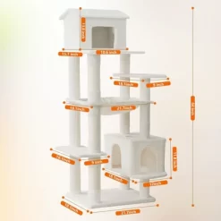 Whisen Multi-Level Cat Tree & Tower With Sisal Scratching Posts, Hammock, Dangling Toy -BlueBuffalo Sales Store GUEST f4f61ce7 c490 40ab 8f99 1f712921ab84