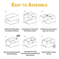 All For Paws Allforpaws Cat Litter Box Hooded Stainless Steel Base 20 All For Paws Allforpaws Cat Litter Box Hooded Stainless Steel Base -BlueBuffalo Sales Store GUEST f5c36418 59d2 40b9 92aa 95b53b798b29