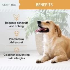 Chew + Heal Wild-Caught Omega Skin + Coat Softgels Made With Wild-Caught Fish Oil Supplement For Dogs & Cats, 180 Count -BlueBuffalo Sales Store GUEST f65d79da 7273 4381 8238 2b0adefa9708