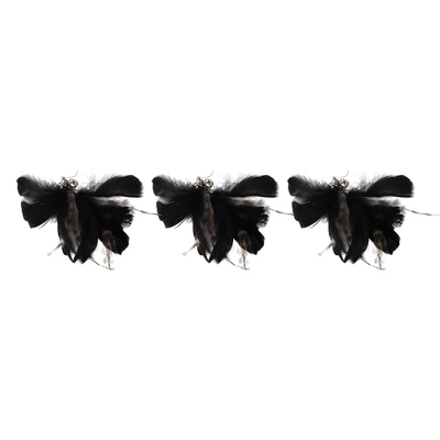 Unique Bargains Cat Feather Plaything Cat Wand Replacement Feather Fluffy Plume Black Brown 3 Pcs 4 Unique Bargains Cat Feather Plaything Cat Wand Replacement Feather Fluffy Plume Black Brown 3 Pcs - Image 4