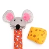 The Worthy Cat Mouser & Cheese Cat Toy Set - 2pk - By The Worthy Dog