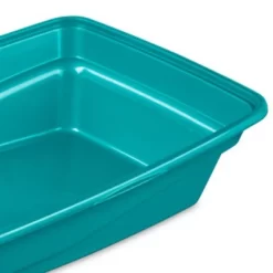 Sterilite 13033W06 Large Frame Pet Animal Kitten Cat Litter Tray Pan With Low Entrance, Sea Going (6 Pack) -BlueBuffalo Sales Store GUEST f7d3e157 ee91 49ec b795 a41d501ecfdc
