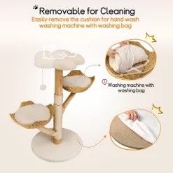 Artloge 2/3Tiers Wooden Cat Climbing Tree Indoor Cat Tree Activity Tower Cozy Kitten Play House With Plush Cushion & Sisal Scratch Post & Dangling Toy -BlueBuffalo Sales Store GUEST f87ddd5f c8e2 4027 9b11 4ee8995ab1fd