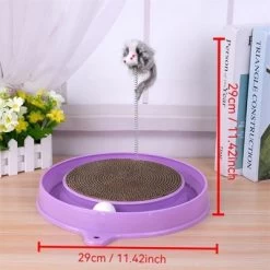 Multi-functional Cat Scratching Board With Ball Track With Spring And Ball, Anti-scratch Furniture Artifacts Must-have For Cat-owning Families Purple -BlueBuffalo Sales Store GUEST f9621d59 4a9f 45f3 b018 92ef54c76e86