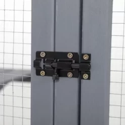 AZL1 Life Concept Pet Crates And Houses Outdoor Wood Cat Enclosure With 3 Platforms, Lockable Door, Sun Sheet Roof, Run, Gray, 70.87"*31.5"*44.3" -BlueBuffalo Sales Store GUEST f967e572 c8b7 4681 8b4b e9ae94f826c1