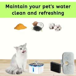 NISPIRA Dog Cat Water Fountain Activated Charcoal Water Filter Kit Replacements For Petlibro PLWF005 PLWF115 PLWF105, 24 Packs 8 NISPIRA Dog Cat Water Fountain Activated Charcoal Water Filter Kit Replacements For Petlibro PLWF005 PLWF115 PLWF105, 24 Packs -BlueBuffalo Sales Store GUEST f9defc3b 8edb 4089 a235 8058cf760c43