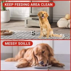 Top Opening Dog Feeding Station, Wooden Dog Food Storage Cabinet With 2 Elevated Dog Bowls, 3 Hooks, Hidden Design, Large Pet Food Storage -BlueBuffalo Sales Store GUEST fa2ccce2 6890 4d1e 8bd6 d9d56c598877