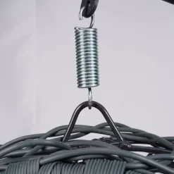 DOMETOUR Cat Swing Bed With Stand & Cushion, Rattan Wicker Appearance, Indoor Hanging Swinging Cat Bed For Cats, Small Dogs, And Small Animals Gray -BlueBuffalo Sales Store GUEST fa3505d4 e745 4374 b08f c78d1a2611dd 1