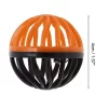 Unique Bargains Ball Shape Cat Teaser Toys Black Orange 1 Pc