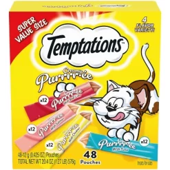 Temptations Liver, Salmon, Tuna, Chicken And Beef Flavor Variety Pack Lickable Puree Cat Treats - 20.4oz/48ct -BlueBuffalo Sales Store GUEST fb94a482 dfb2 47cf 9629 57d55b05f021