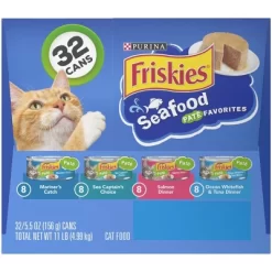 Purina Friskies Paté Wet Cat Food Seafood Fish Flavor Favorites - 5.5oz/32ct Variety Pack -BlueBuffalo Sales Store GUEST fbe06b86 a33e 4149 9d6b b08fc348d2d1