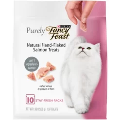 Purina Fancy Feast Purely Hand-Flaked Salmon Meaty Cat Treats - 1.06oz/10ct Pack 19 Purina Fancy Feast Purely Hand-Flaked Salmon Meaty Cat Treats - 1.06oz/10ct Pack -BlueBuffalo Sales Store GUEST fd27f07d 07a4 4194 be77 949733356521