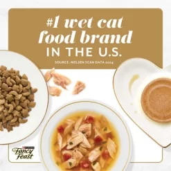 Fancy Feast Petites Seared Salmon, Fish & Seafood Flavor With Spinach In Gravy Wet Cat Food - 2.8oz -BlueBuffalo Sales Store GUEST fd5b6605 2180 4850 8b69 d581ad77b7dc