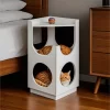 Gulches Multifunctional Cat Station - Cozy Cat House & Bed For Small To Medium Cats, Ideal For Living Room & Bedroom Use