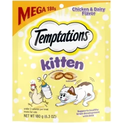 Temptations Chicken And Milk Flavor Crunchy Kitten Treats - 6.3oz -BlueBuffalo Sales Store GUEST ff38d8af 0c6c 42f6 9f61 0e7ad75d7faa