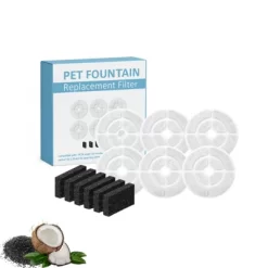 Nispira Cat Water Fountain Filter Replacements For Kastty Sibays 2.5Gal/9.5L Large18CM Dog Water Fountain Wireless Pumps Black Sponge, 6 Packs -BlueBuffalo Sales Store GUEST ff395173 91cb 47fd aced 190b7339aac8