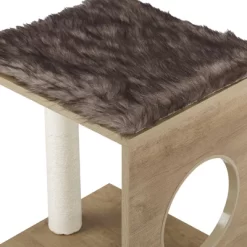 Sam's Pets Sheree 17" Cat Tree In Light Brown -BlueBuffalo Sales Store GUEST ffa13e95 ece2 445e 9910 6a7c41fe3d65