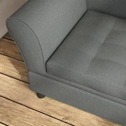 Resenkos Cat Couch, Pet Sofa, Dog Couch Bed,Pet Sofa Dog Sofa For Small Dogs With Storage, Gray