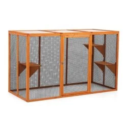 AZL1 Life Concept Pet Crates And Houses Multi Functional Cat Enclosure For Indoor Outdoor Use Detachable Design, Orange, 70.8"*31.5"*42.5" -BlueBuffalo Sales Store GUEST ffdf46e5 2198 4eec 81c1 3e713c5fdc28